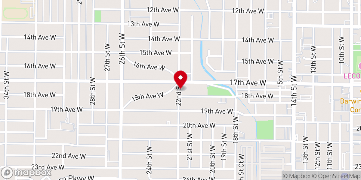 Map showing location of Iglesia Apostolica Profetica Internacional Inc