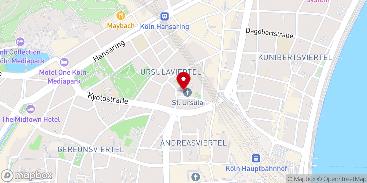 Map showing location of Goldene Kammer
