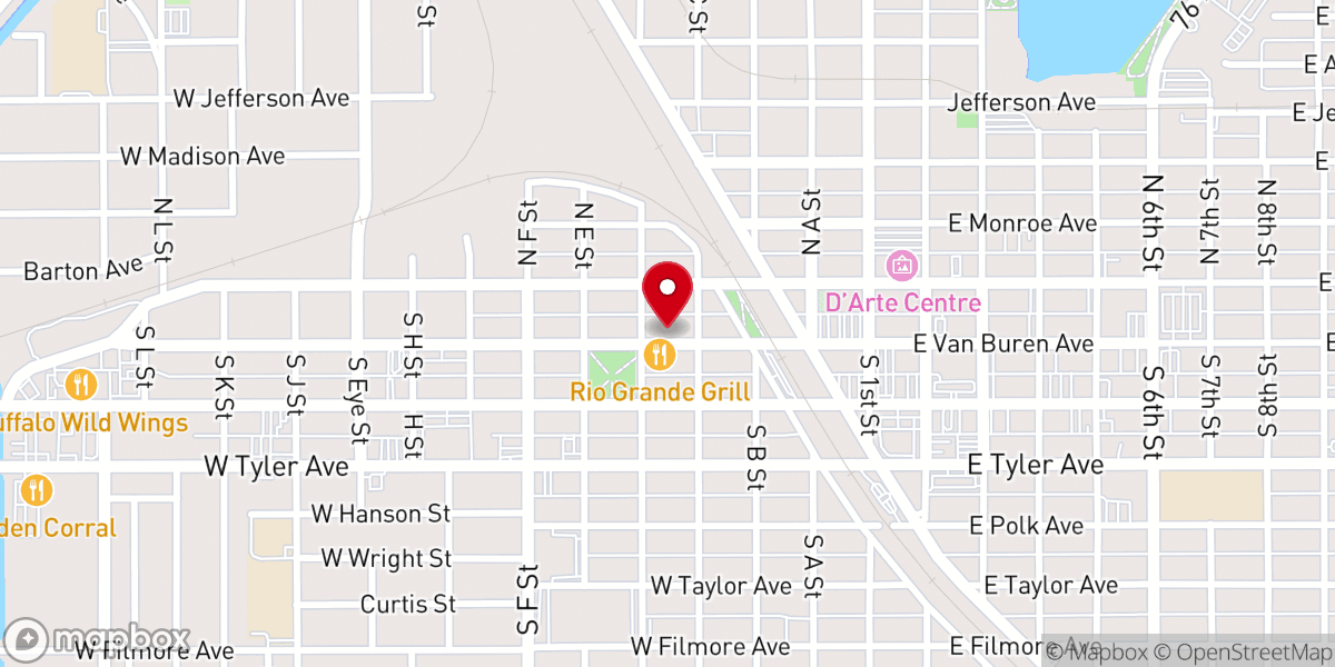 Map showing location of Dormition Orthodox Mission