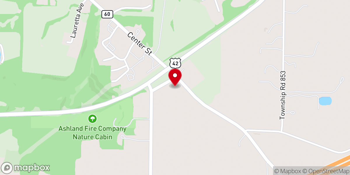 Map showing location of New Life Community Church