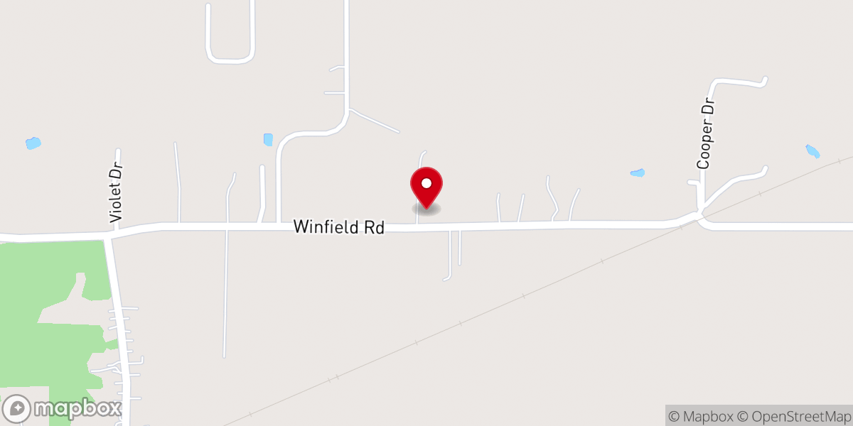Map showing location of A Voice Crying in the Wilderness Ministries