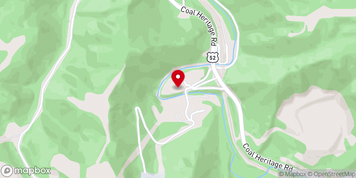 Map showing location of Little Vine Baptist Church