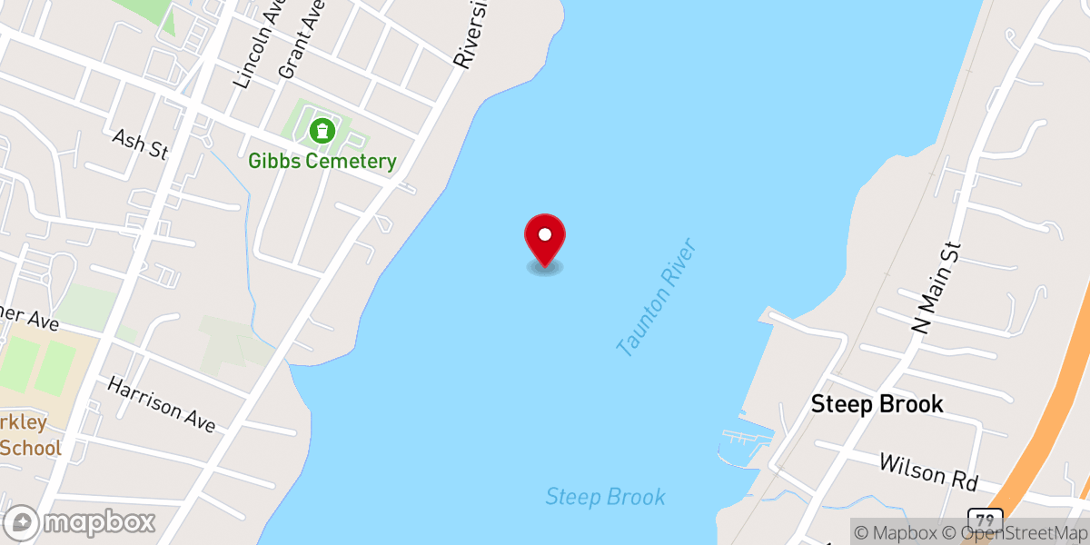 Map showing location of Fall River Portuguese Seventh-day Adventist Church