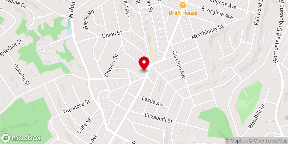 Map showing location of Messiah Lutheran Church