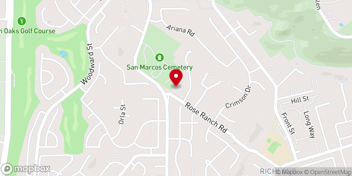 Map showing location of Grace Episcopal Church