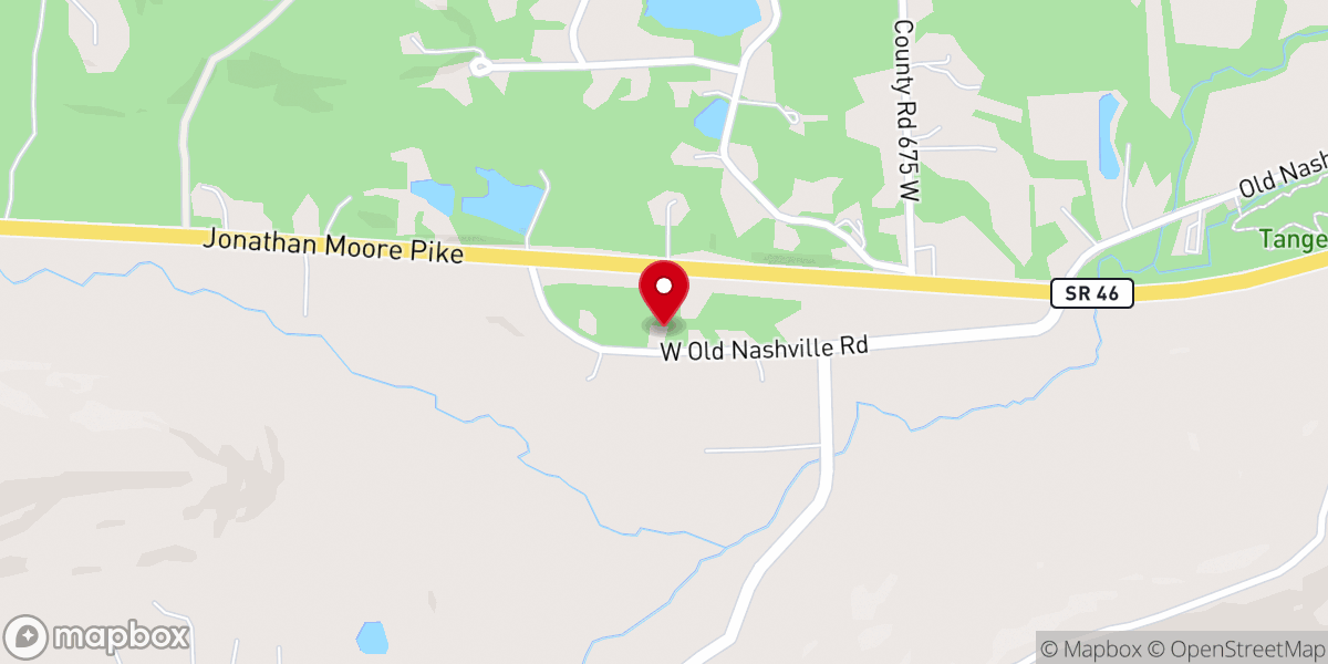 Map showing location of Mount Carmel Church