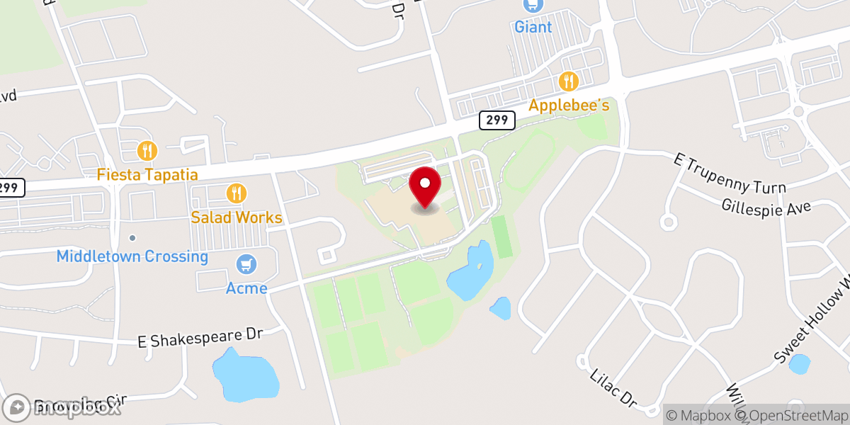 Map showing location of The Journey - Middletown