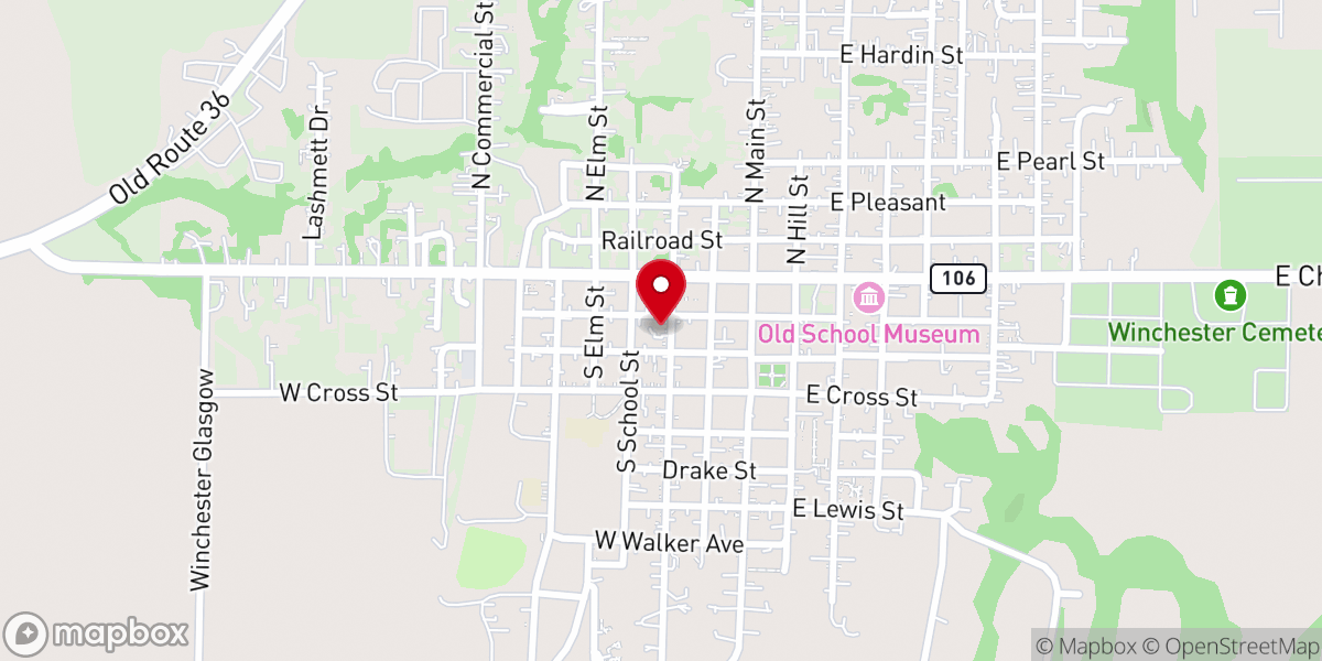 Map showing location of Dunn Phillip W Rev