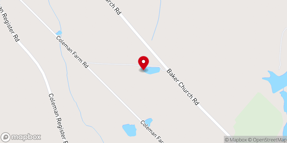 Map showing location of St Luke Baptist Church-Sapelo