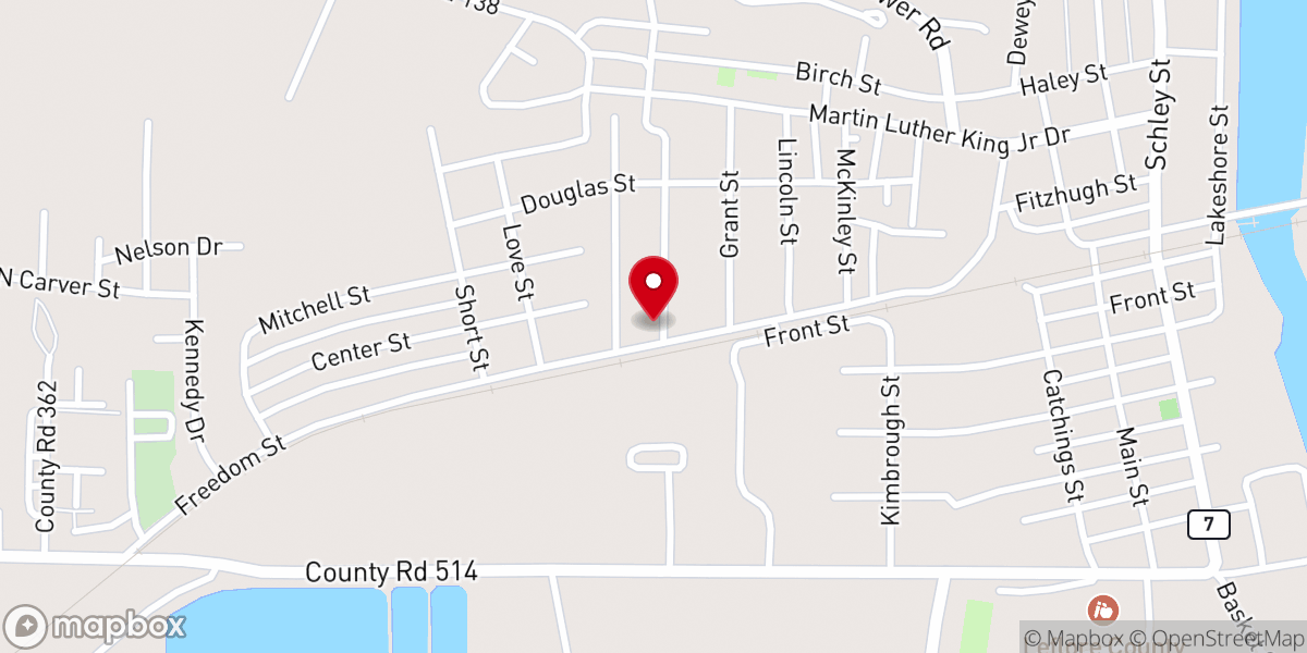 Map showing location of Swiftown Church of God Christ