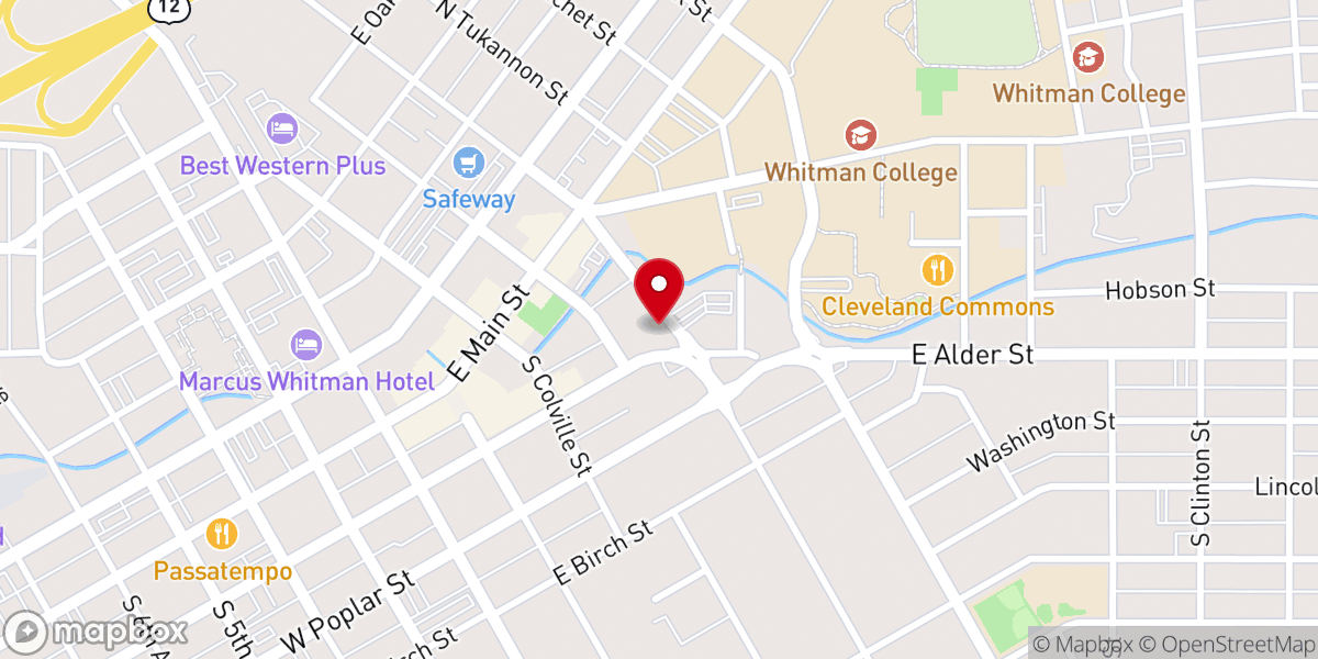 Map showing location of Crazy Love Church