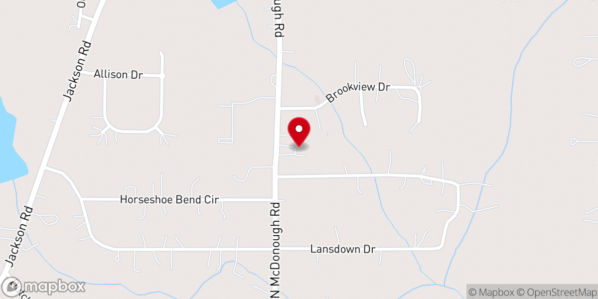 Map showing location of Abiding Love Community Church