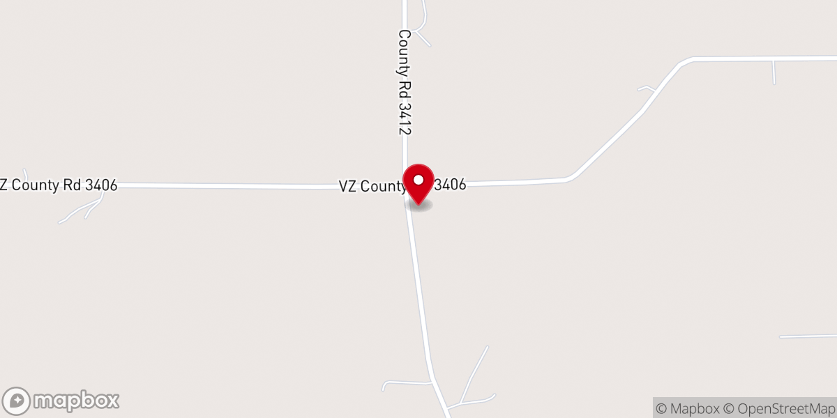 Map showing location of East Texas Country Church