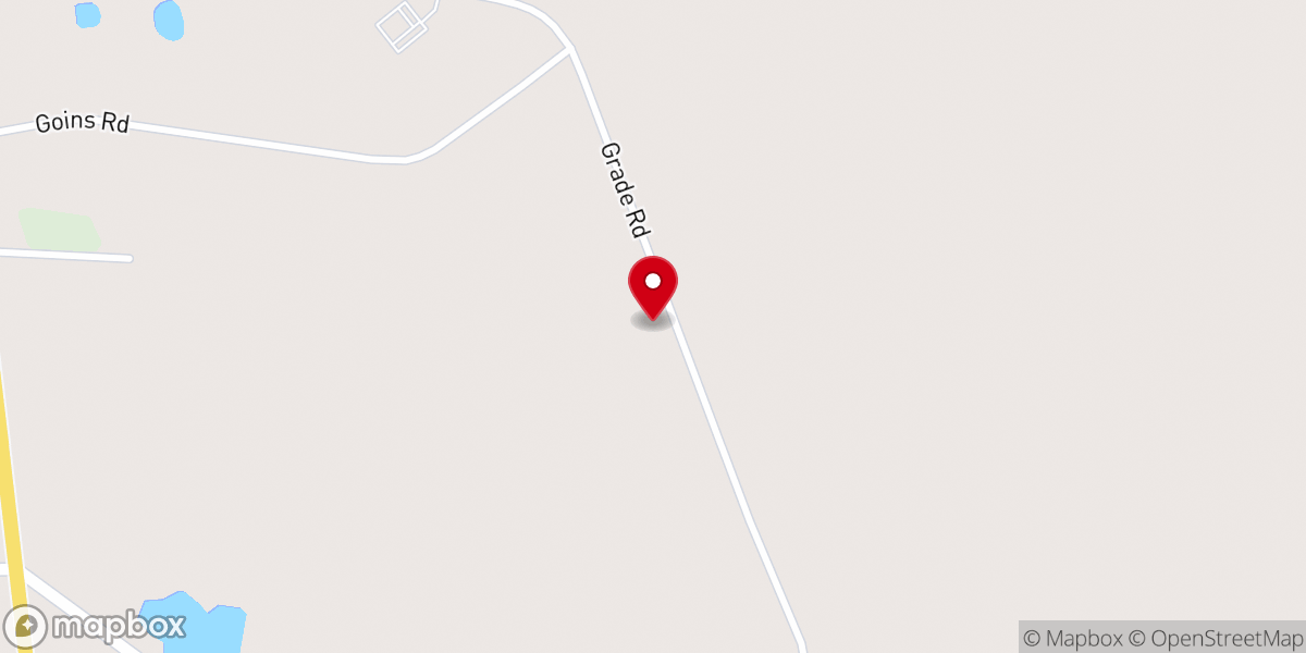 Map showing location of Dailey Grove Primitive Baptist Church