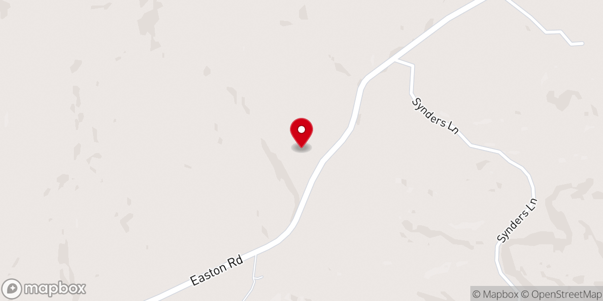 Map showing location of Newton Springs Church