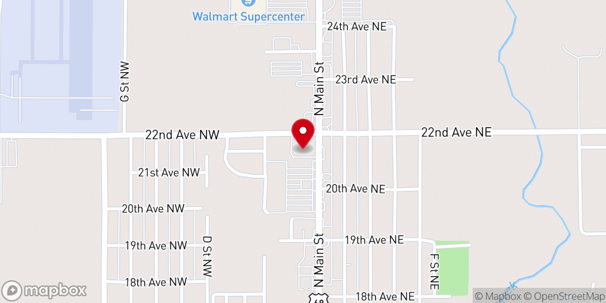 Map showing location of Bethany Christian Church (Disciples of Christ)