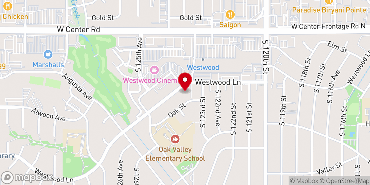 Map showing location of Living Faith Church