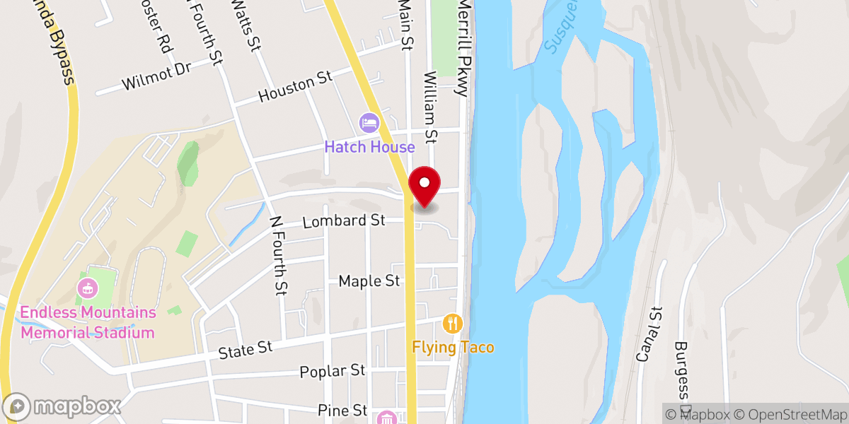 Map showing location of Grace Connection