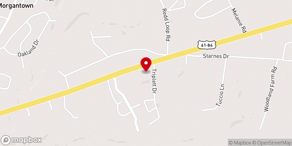 Map showing location of First Church “A Pentecostal Experience”