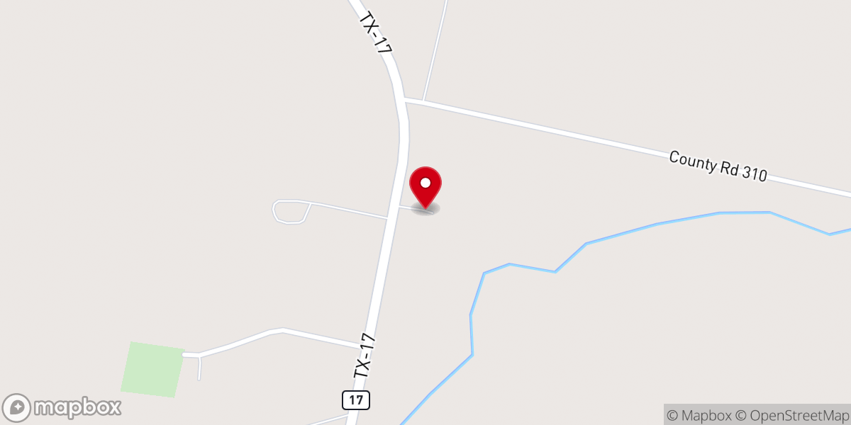 Map showing location of Saragosa Seventh-day Adventist Church