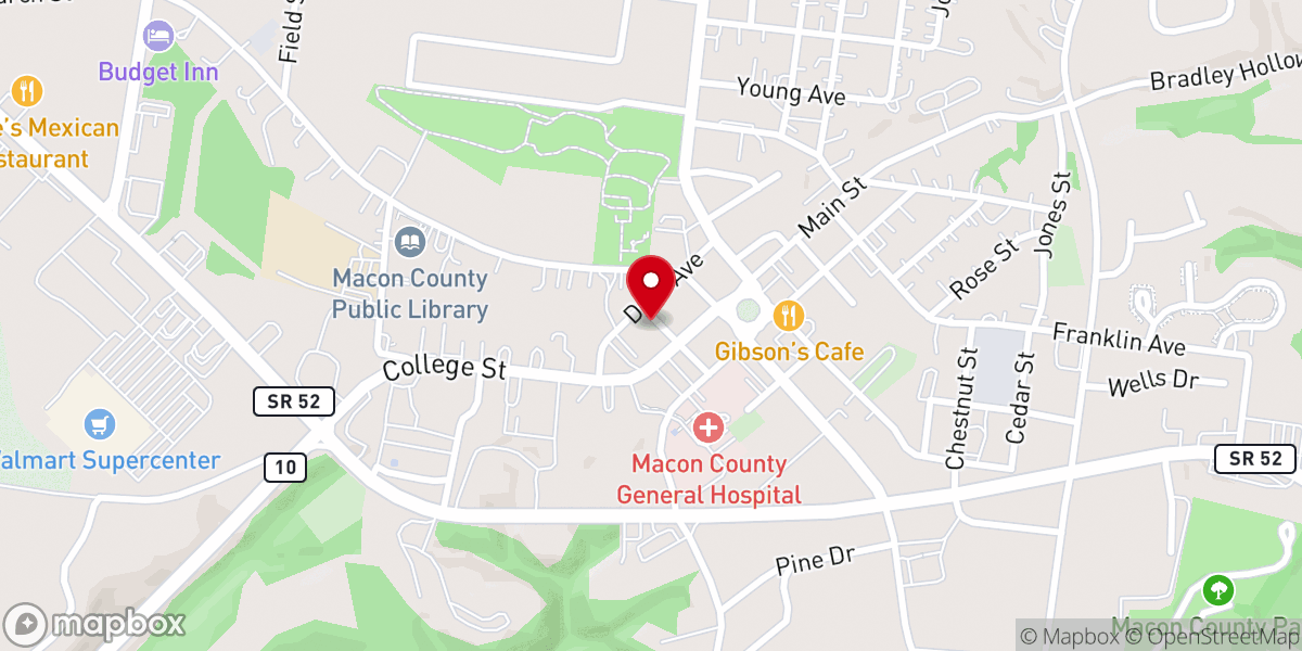 Map showing location of Iglesia Hispana Bethesda