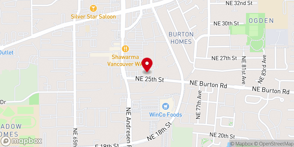Map showing location of Voice of Hope Church
