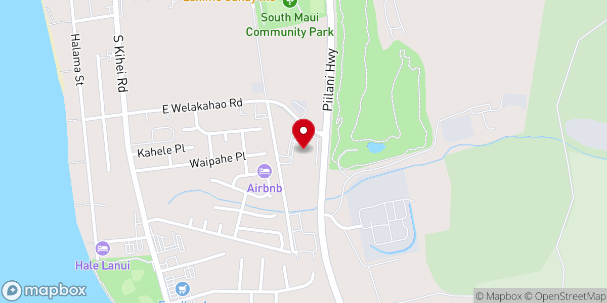 Map showing location of Hope Chapel