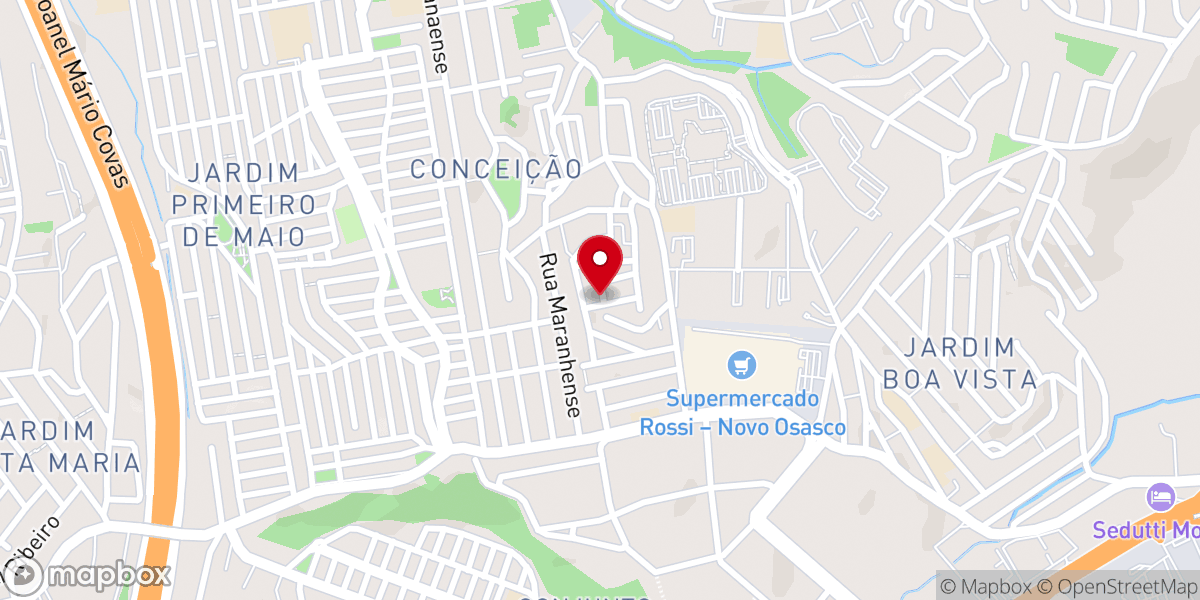 Map showing location of Igreja Evangélica Pentecostal Nova Vida