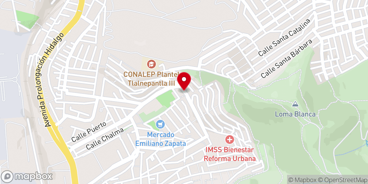 Map showing location of Iglesia Cristiana Monte De Sion