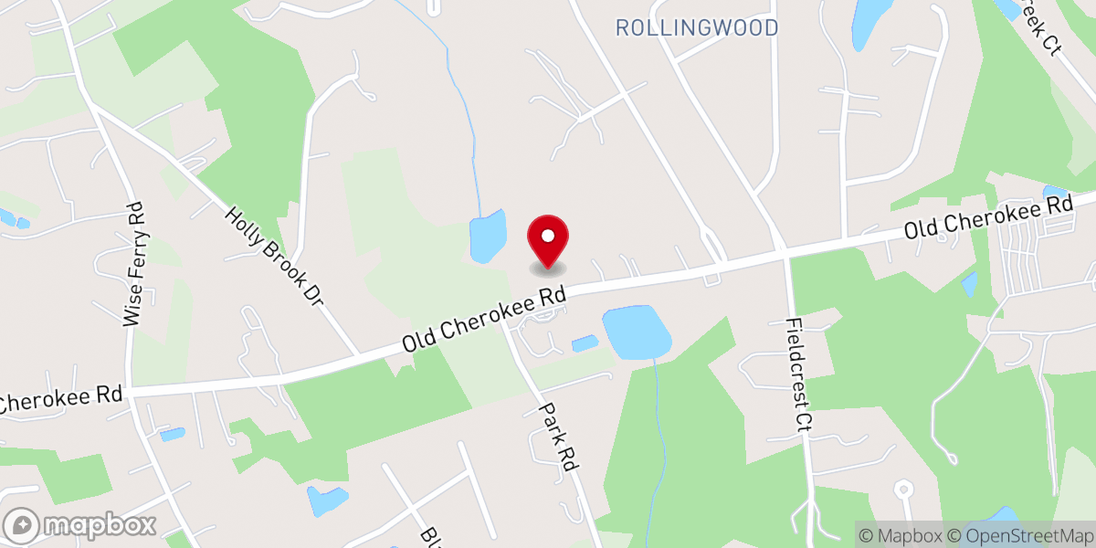 Map showing location of Crosspoint Church