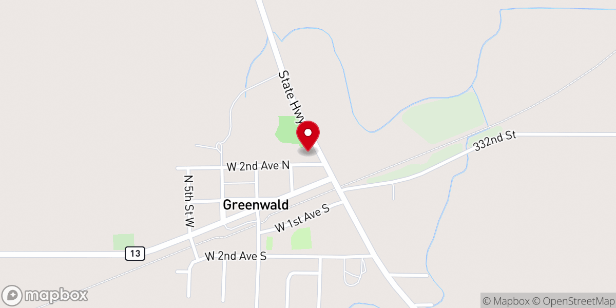 Map showing location of Saint Andrews Church