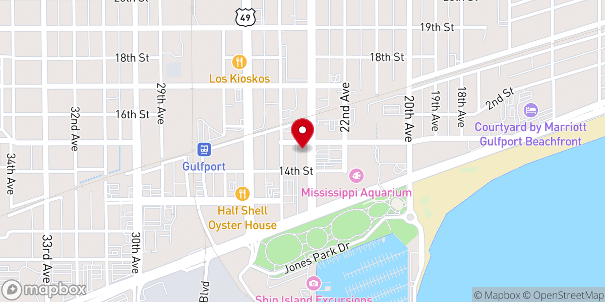 Map showing location of Eat End United Methodist Church