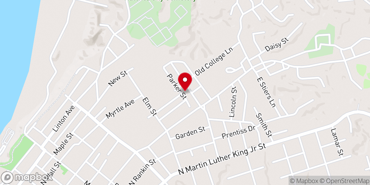 Map showing location of Saint Peter Rock Number 1 Church