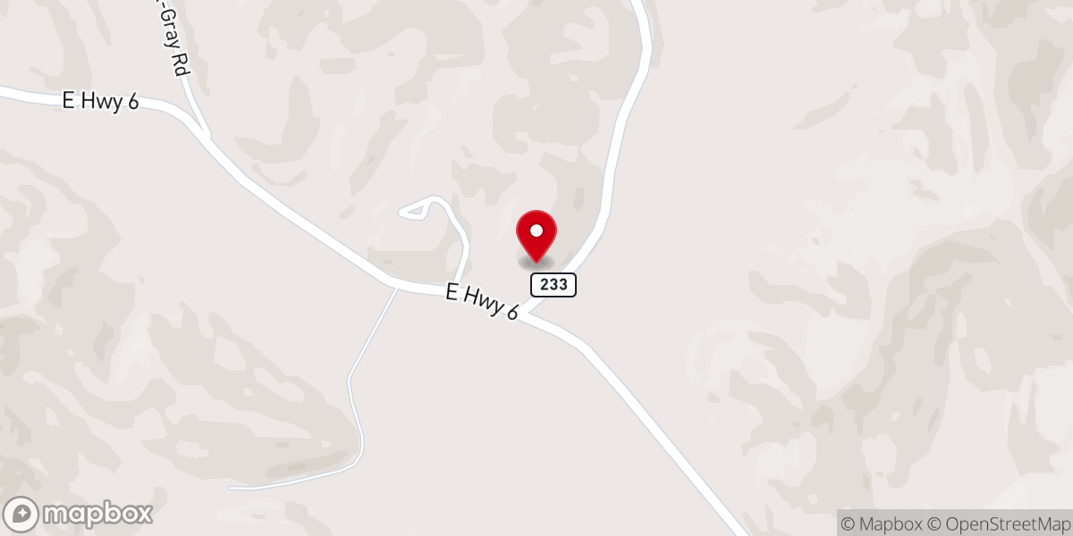 Map showing location of Indian Creek Baptist Church