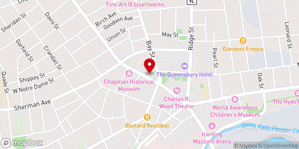 Map showing location of Church of the Messiah
