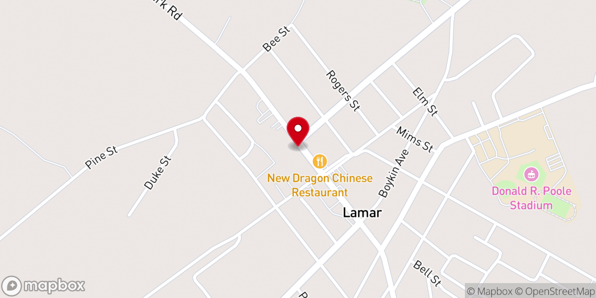 Map showing location of Christ Reformed Baptist Church