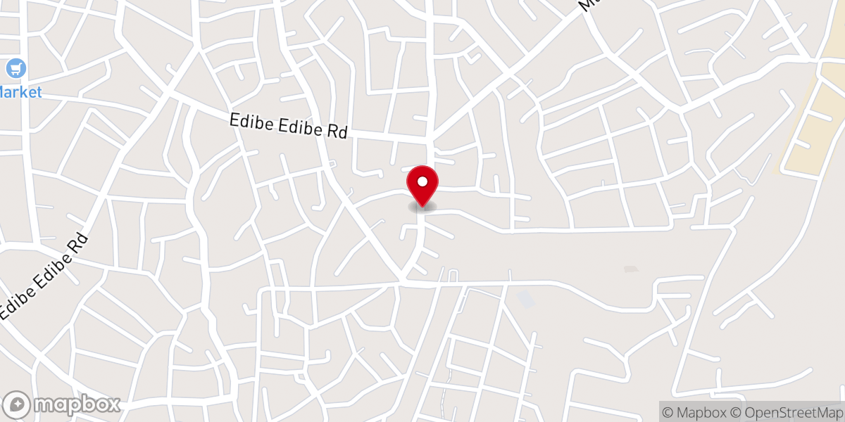 Map showing location of New World Apostolic Miracle Church