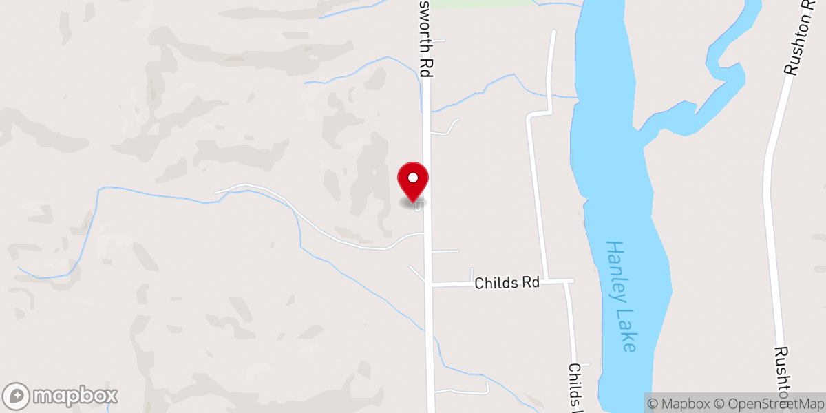 Map showing location of Chain-O-Lakes Orthodox Presbyterian Church