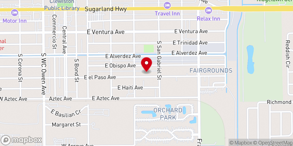 Map showing location of Cross Training Ministries