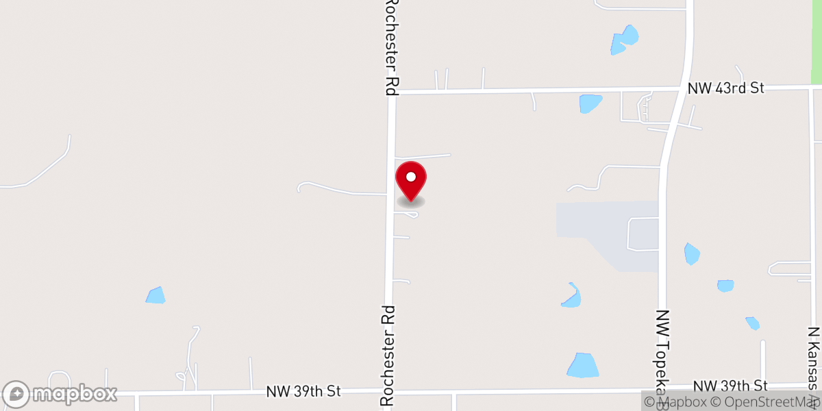 Map showing location of Northside Church of Christ