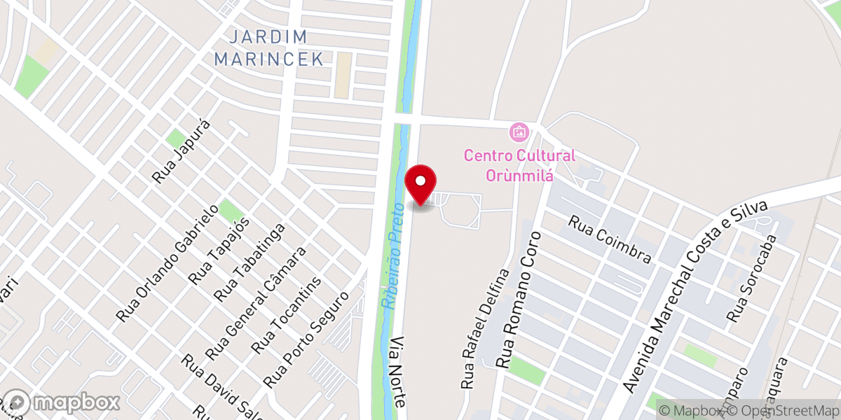 Map showing location of Assembléia de Deus - Missão - Grande Templo