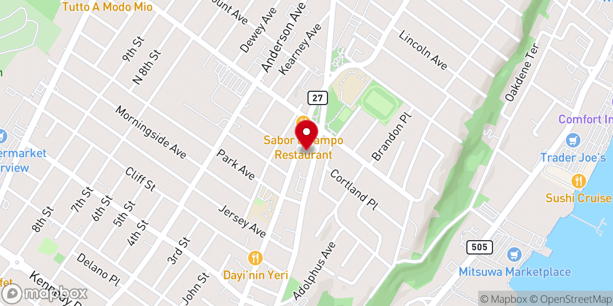 Map showing location of New Life Church (Igreja New Life)