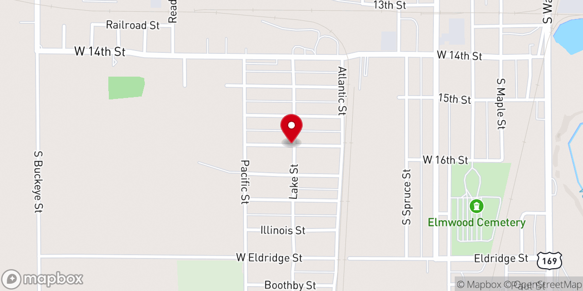Map showing location of Greater Union MIssionary Baptist Church