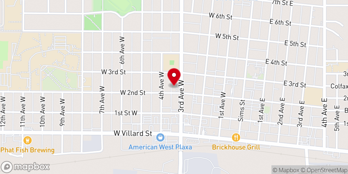 Map showing location of Saint Patricks Roman Catholic Church