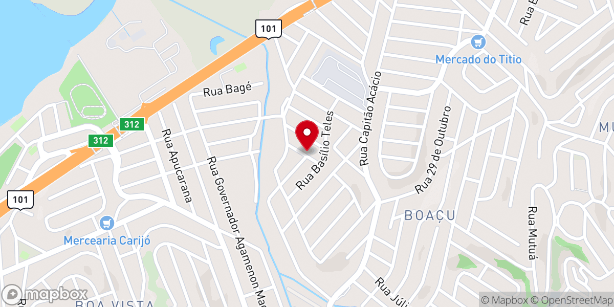 Map showing location of Igreja Assembléia De Deus