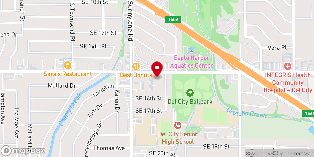 Map showing location of International Victory Charismatic Church