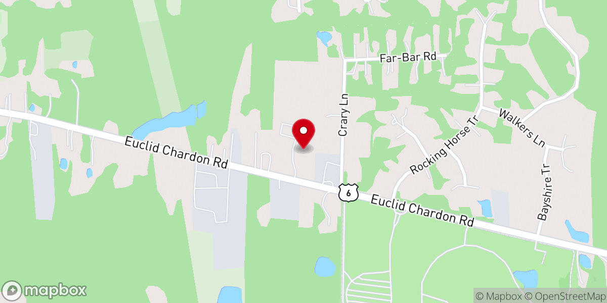 Map showing location of New Promise Church - NE Kirtland, Ohio