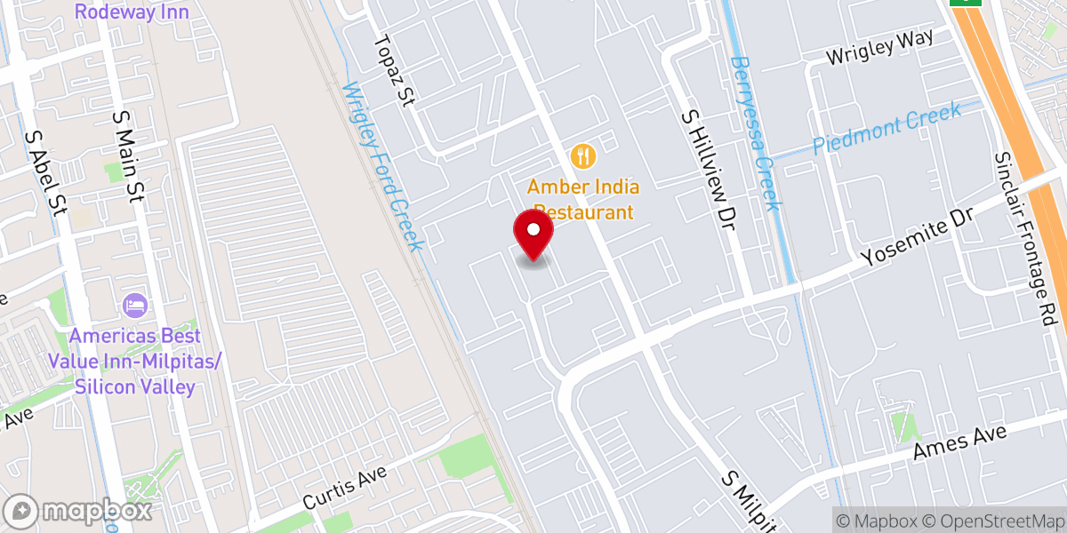 Map showing location of Crosspoint Church