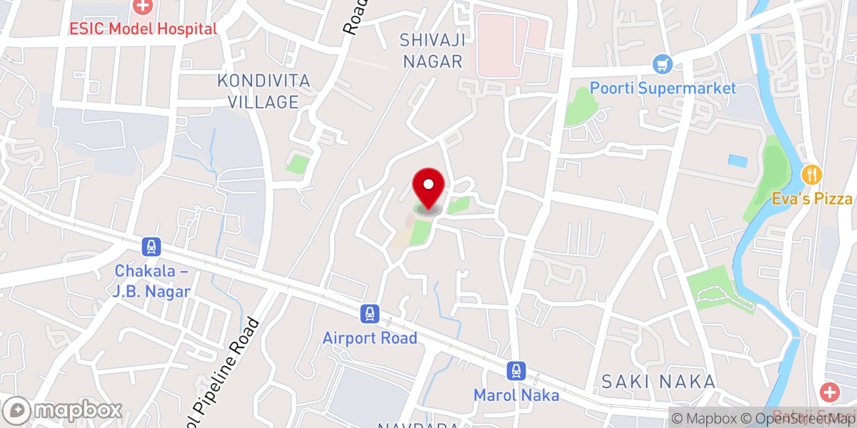 Map showing location of St. John the Evangelist Church