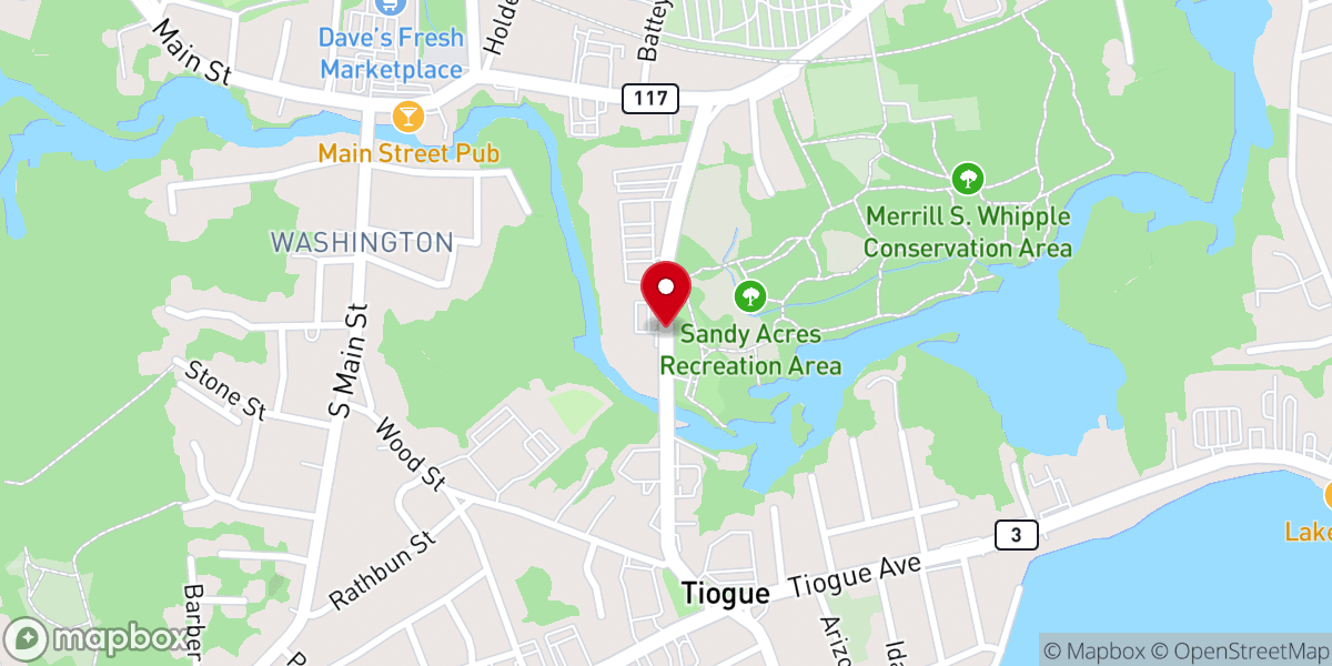 Map showing location of Rhode Island Genesis Church